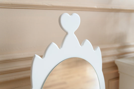 Prinsessen Kaptafel Set met spiegel en stoel - Kroon