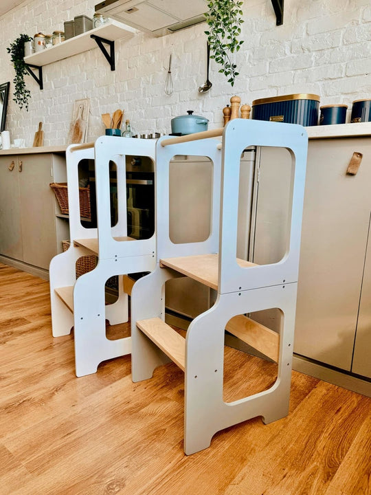 4-in-1 Creatieve Toren met Schoolbord / Glijbaan