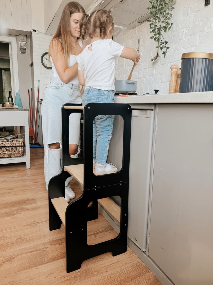 4-in-1 Creatieve Toren met Schoolbord / Glijbaan