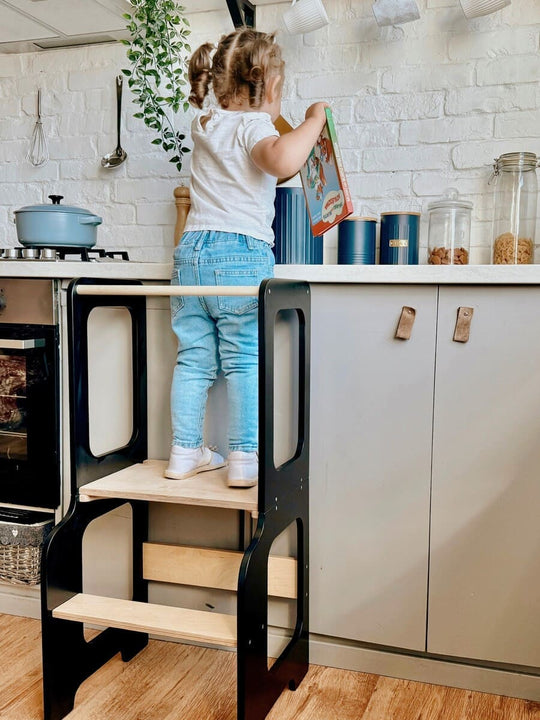 4-in-1 Creatieve Toren met Schoolbord / Glijbaan